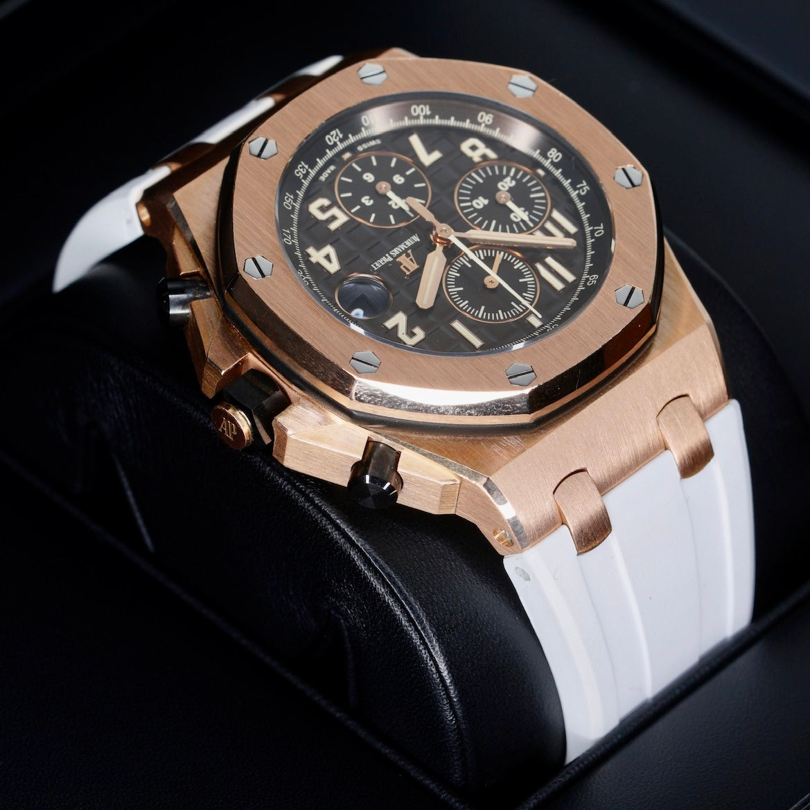 Audemars Piguet Royal Oak Offshore 26470OR.OO.A099CR.01 “CHOCOLATE” Brown Dial Rose Gold Limited Edition of 100