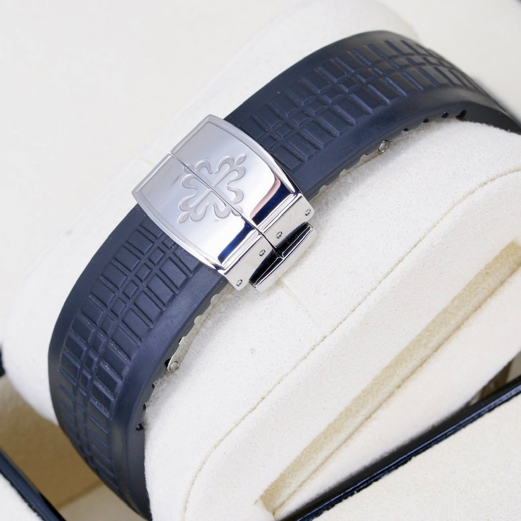 Patek Philippe Aquanaut 5164A-001 “AQUA TRAVEL” Black Dial Stainless Steel Travel Time 40.8mm 2021