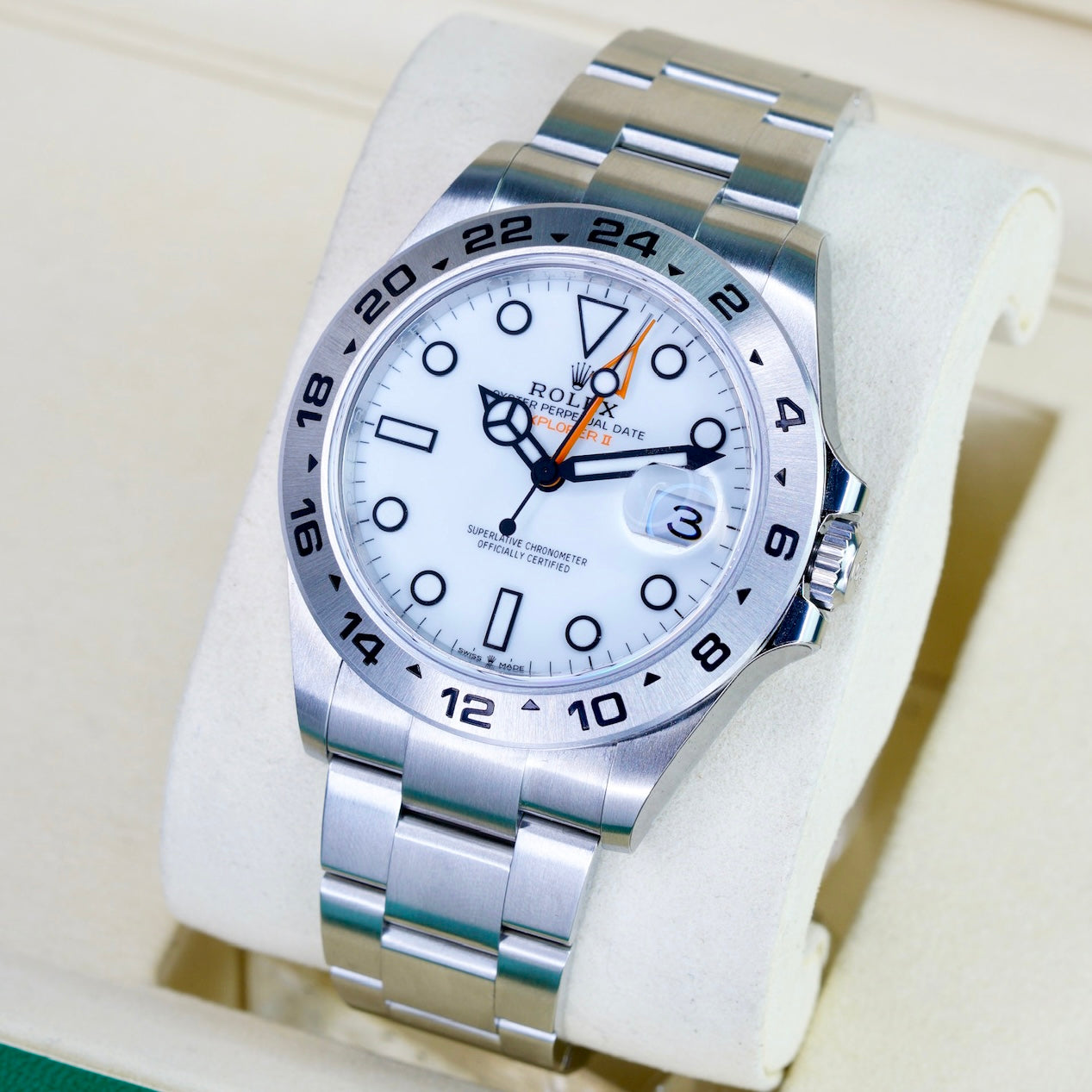 Rolex NEW 2025 Explorer II 226570 “POLAR” White Dial Stainless Steel 42mm