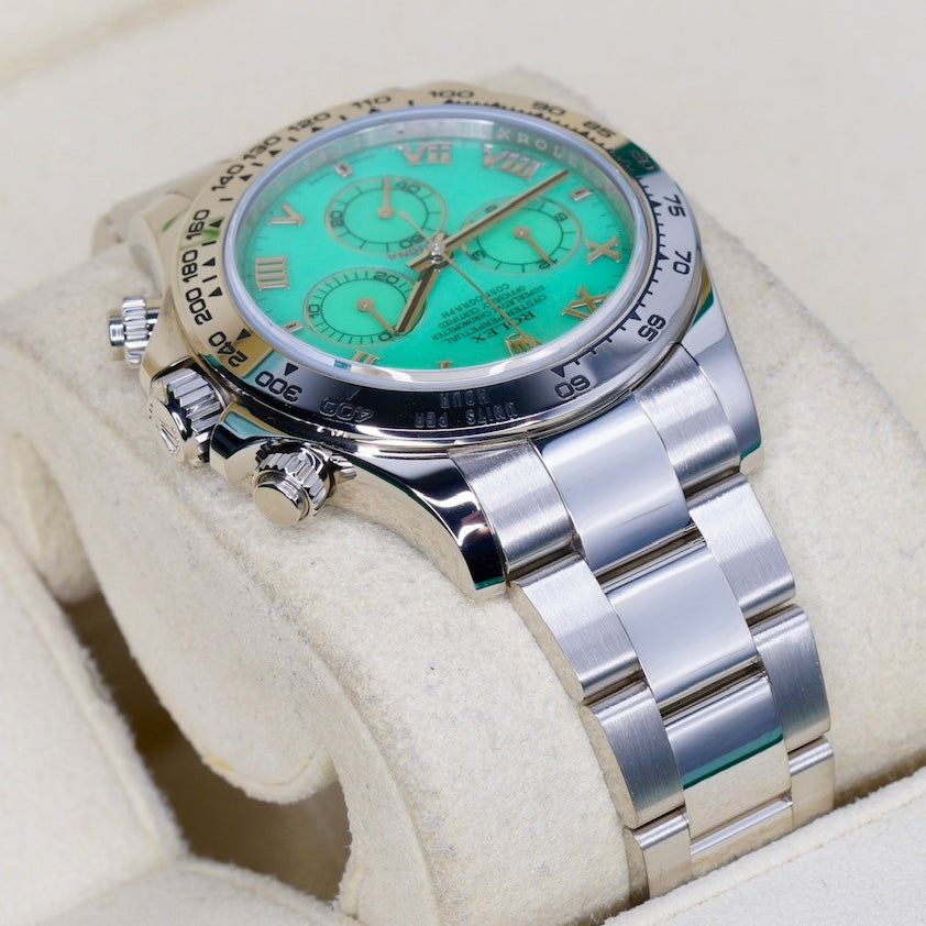 Rolex Daytona 116509 “BEACH” Chrysoprase Dial White Gold 40mm 2016