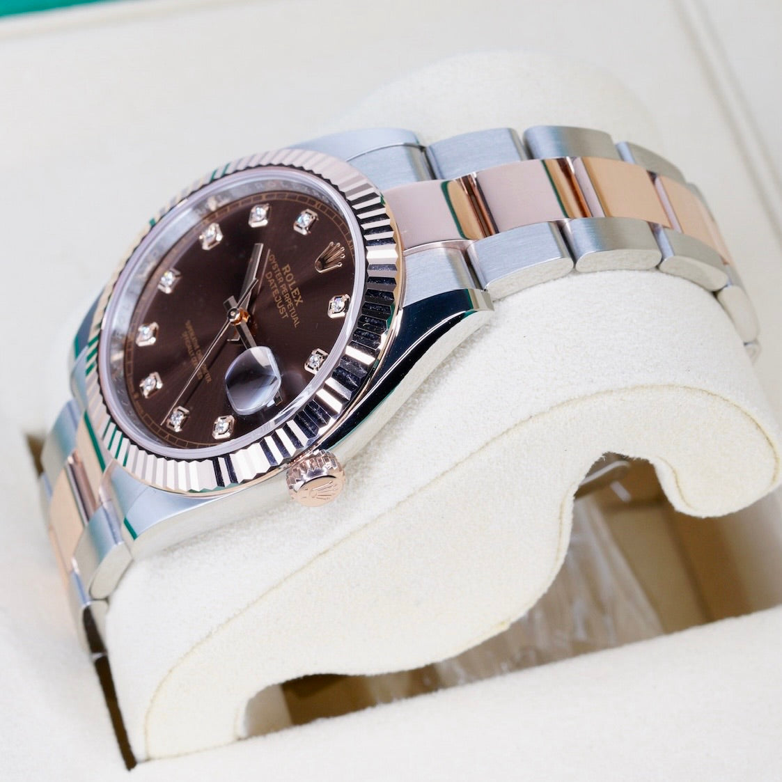 Rolex Datejust 126331 “CHOCO DIAMOND” Brown Diamond Dial Two-Tone Stainless Steel & Rose Gold 41mm 2025