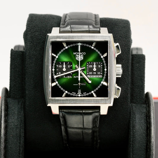 TAG Heuer Monaco CBL2116.FC6497 Green Dial Stainless Steel 39mm