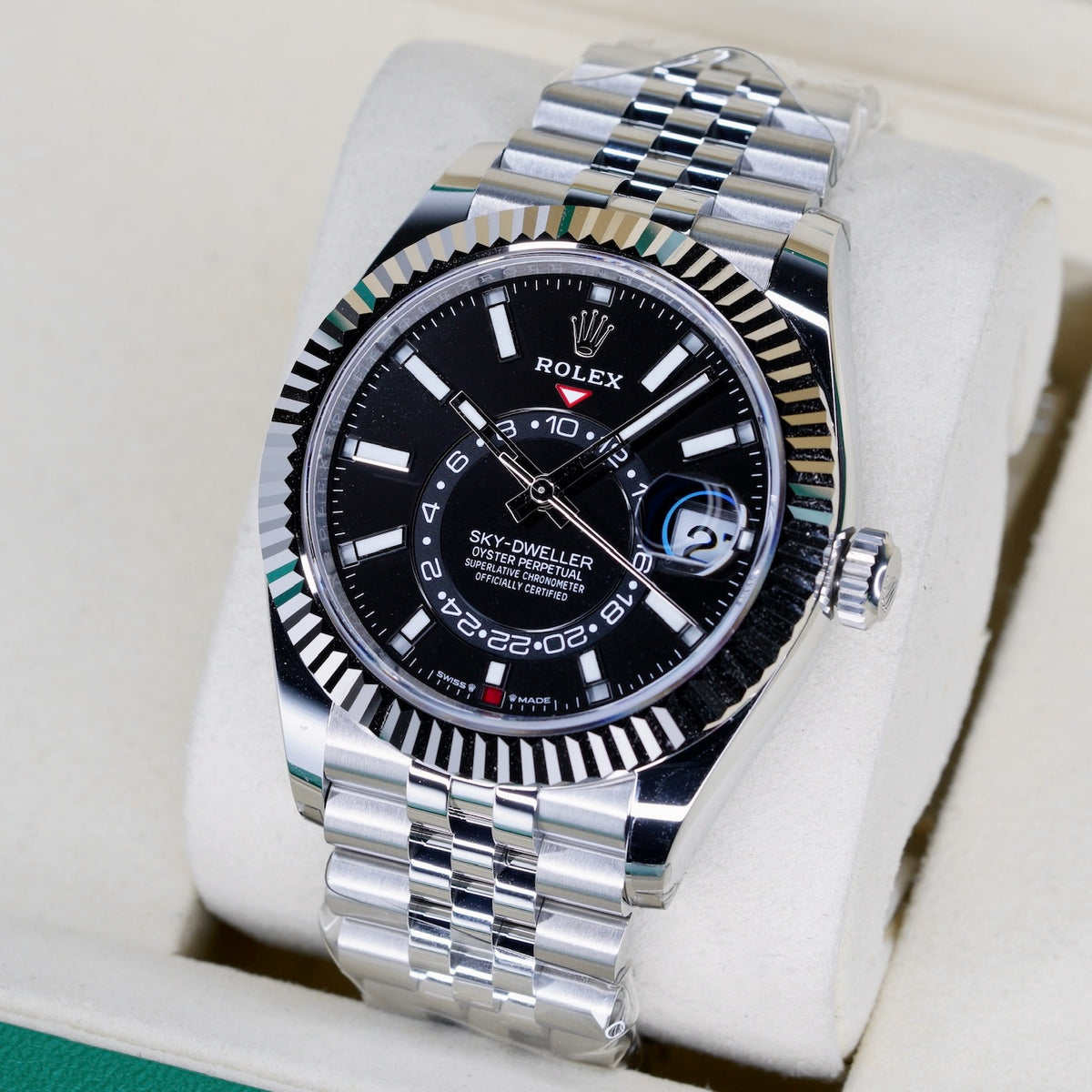 Rolex NEW 2026 Sky-Dweller 336934 “BLACK SKY” Black Dial Stainless Steel 42mm