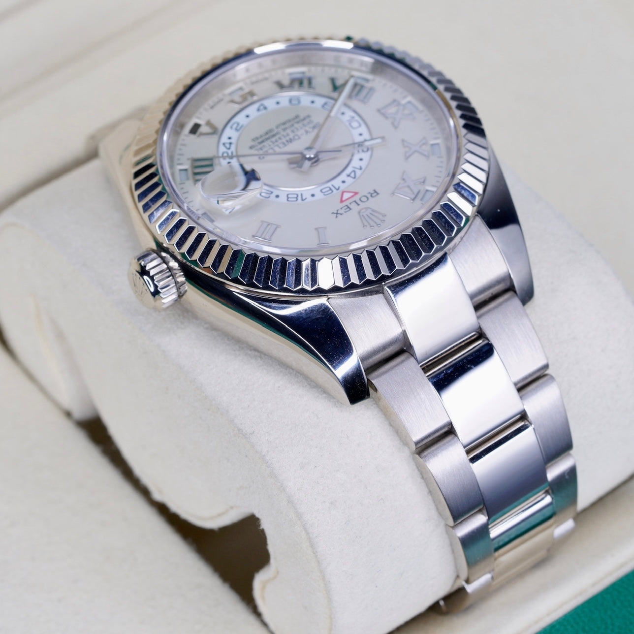 Rolex Sky-Dweller 326939 “CREAM SKY” Ivory Dial White Gold 42mm