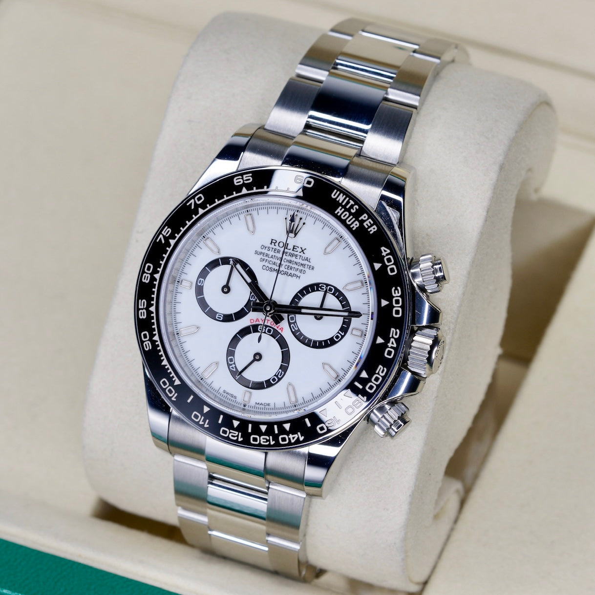 Rolex NEW 2026 Daytona 126500LN “PANDA” White Dial Black Sub Dials Stainless Steel 40mm