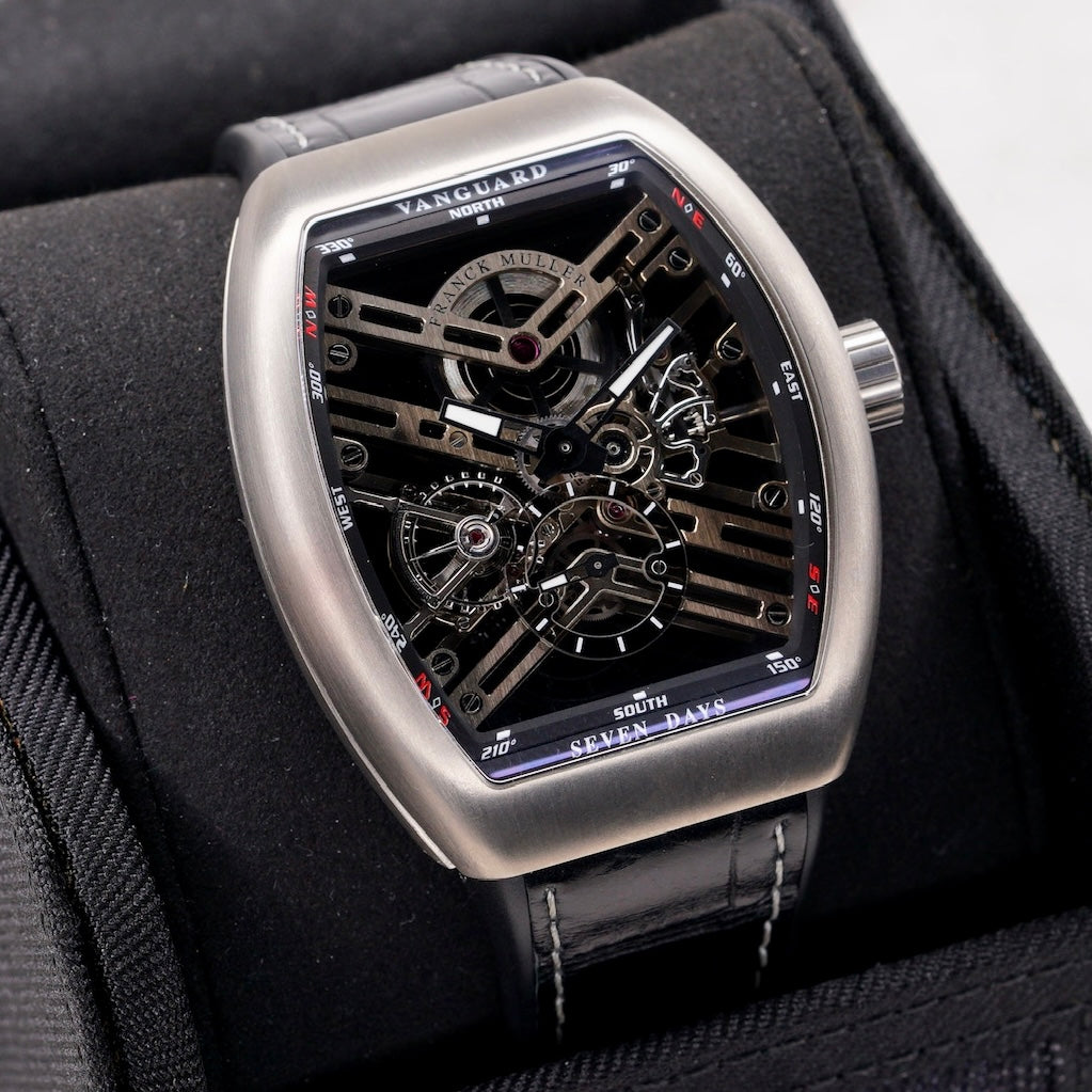 Franck Muller Vanguard V45 S6 SQT TT BR NR Skeleton Seven Days