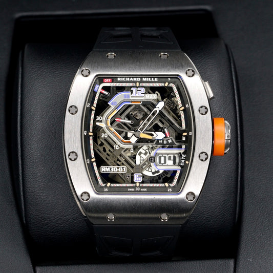 Richard Mille RM 30-01 Skeleton Dial Declutchable Rotor 42mm