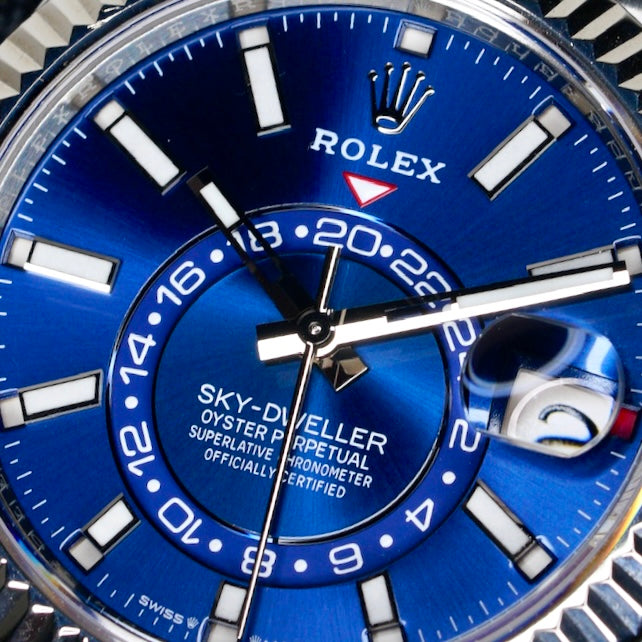 Rolex Sky-Dweller 336934 “SKY BLUE” Blue Stick Dial Stainless Steel Jubilee 42mm