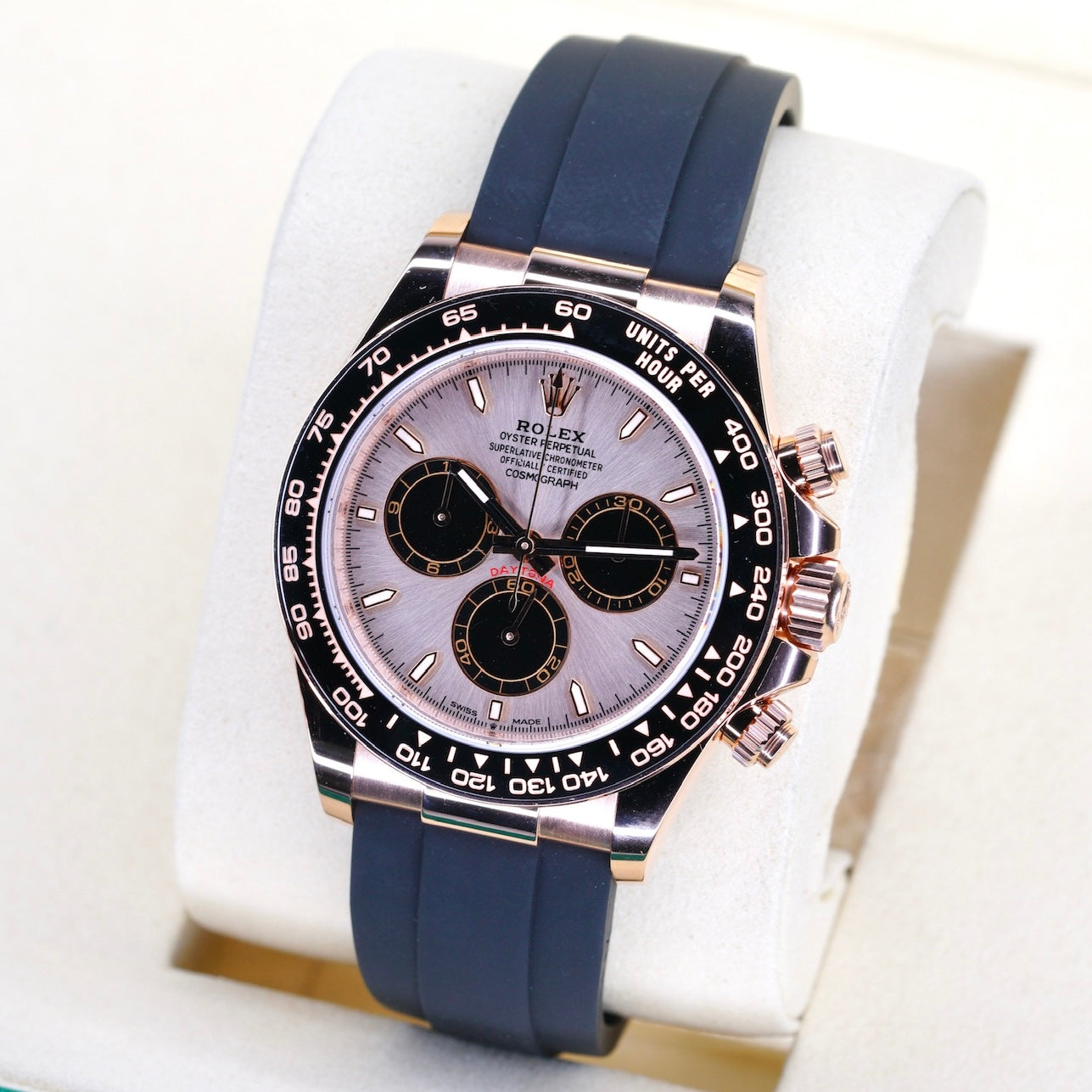 Rolex NEW 2026 Daytona 126515LN “SUNDUST” Sundust Dial Rose Gold  Oysterflex Cosmograph 40mm
