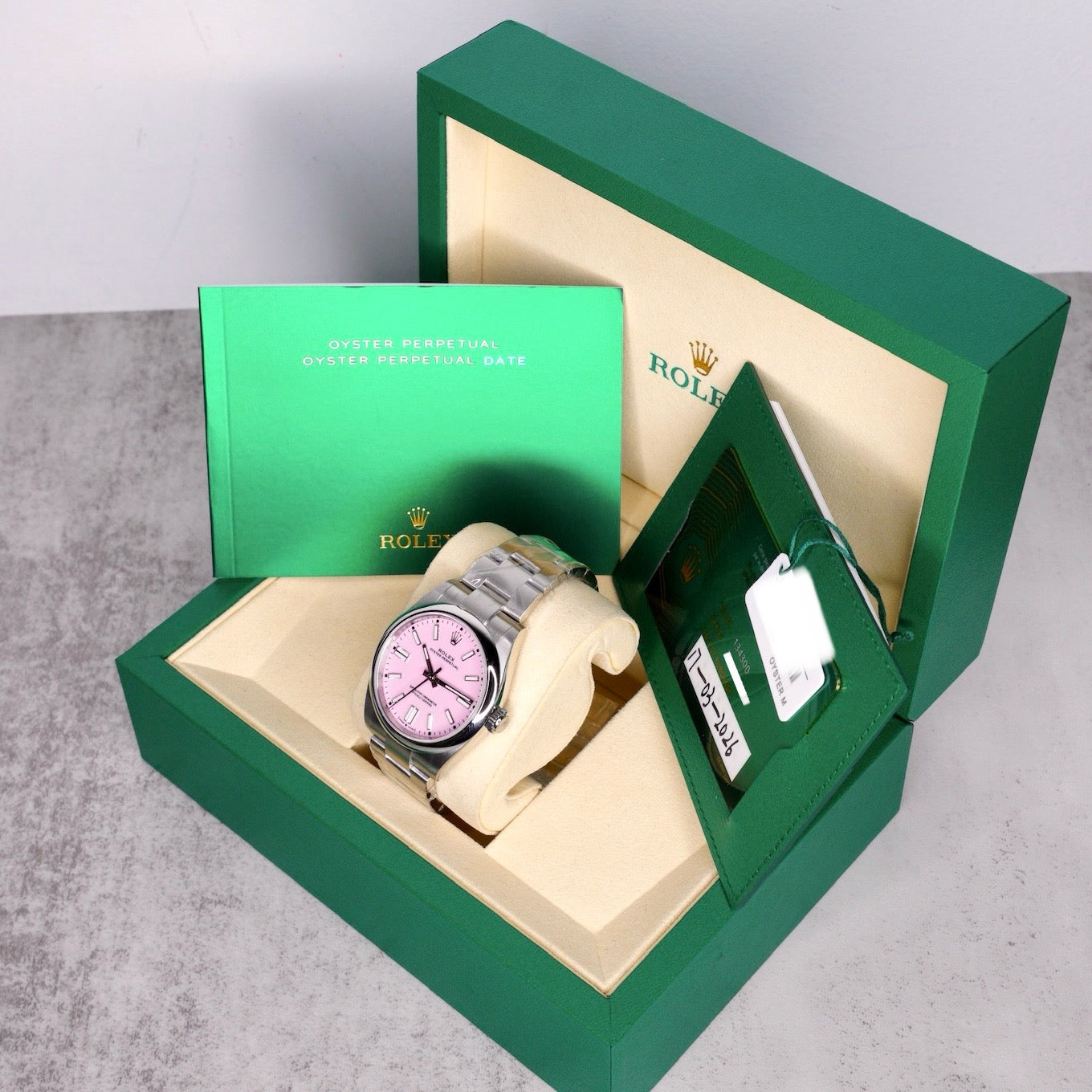 Rolex NEW 2026 Oyster Perpetual 134300 “CANDY” Pink Dial Stainless Steel 41mm