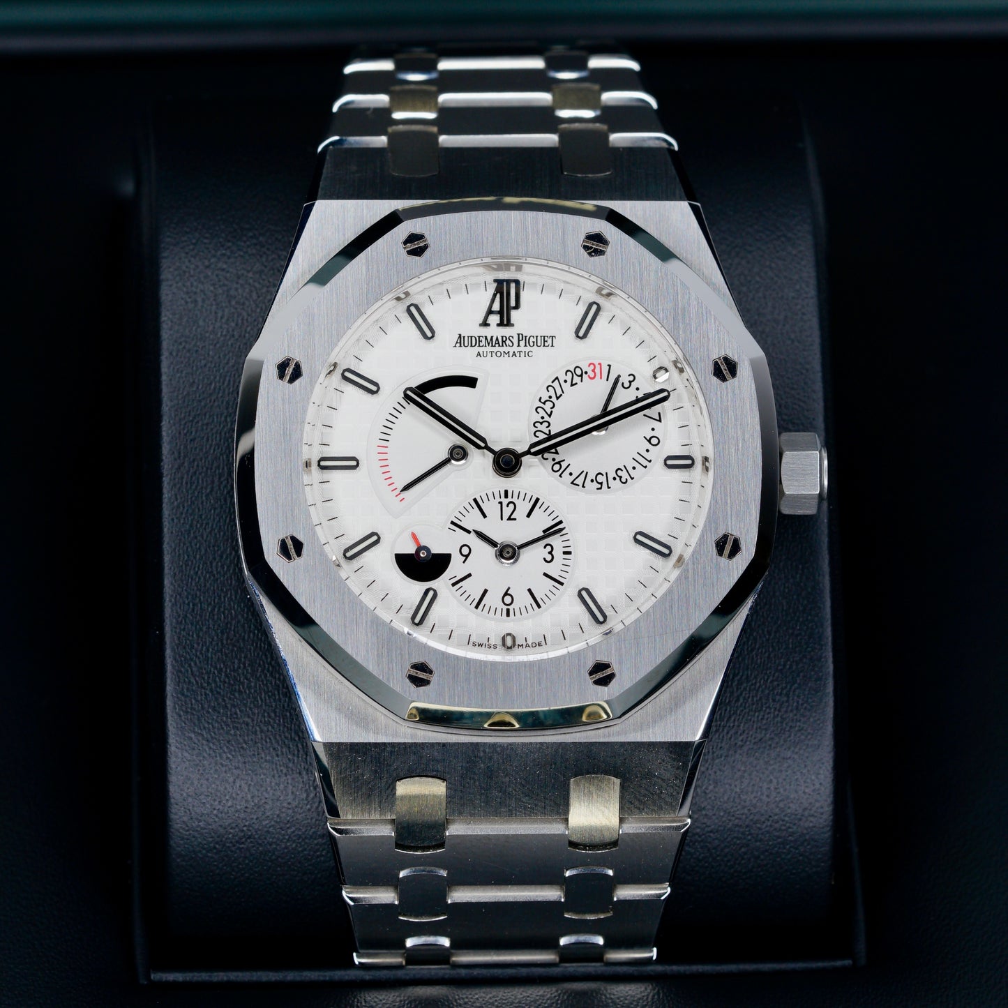 Audemars Piguet Royal Oak 26120ST.OO.1220ST.01 “DUAL TIME” White Dial Stainless Steel 39mm