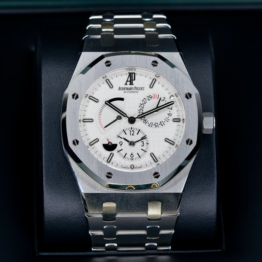 Audemars Piguet Royal Oak 26120ST.OO.1220ST.01 “DUAL TIME” White Dial Stainless Steel 39mm