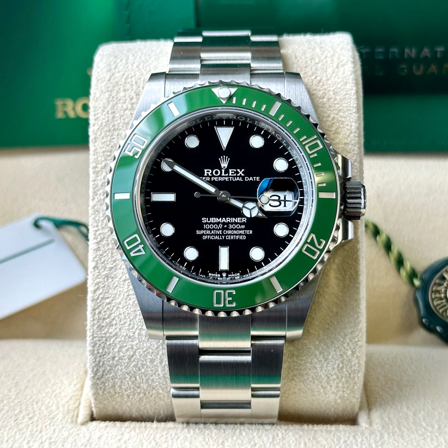 Rolex new green Clearance
