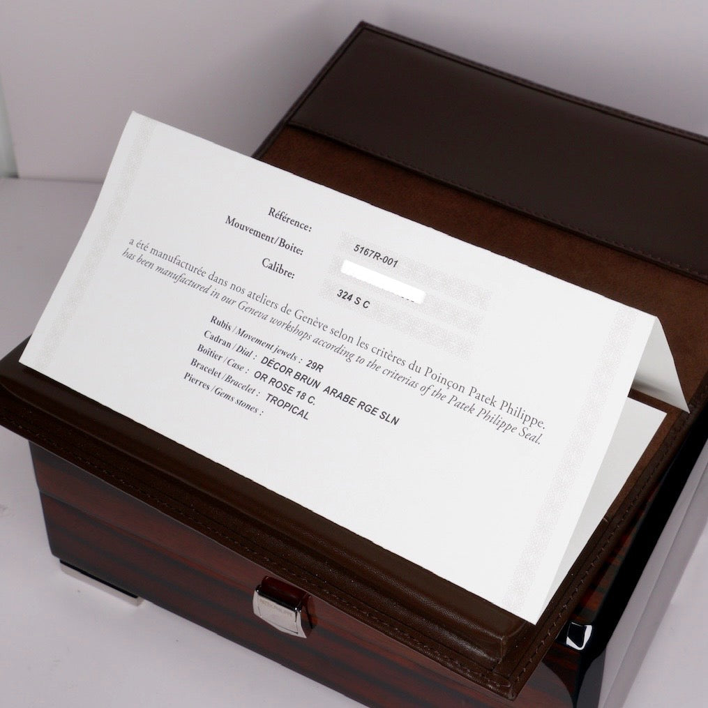 Patek Philippe Aquanaut 5167R-001 Rose Gold Chocolate Dial 40mm 2020