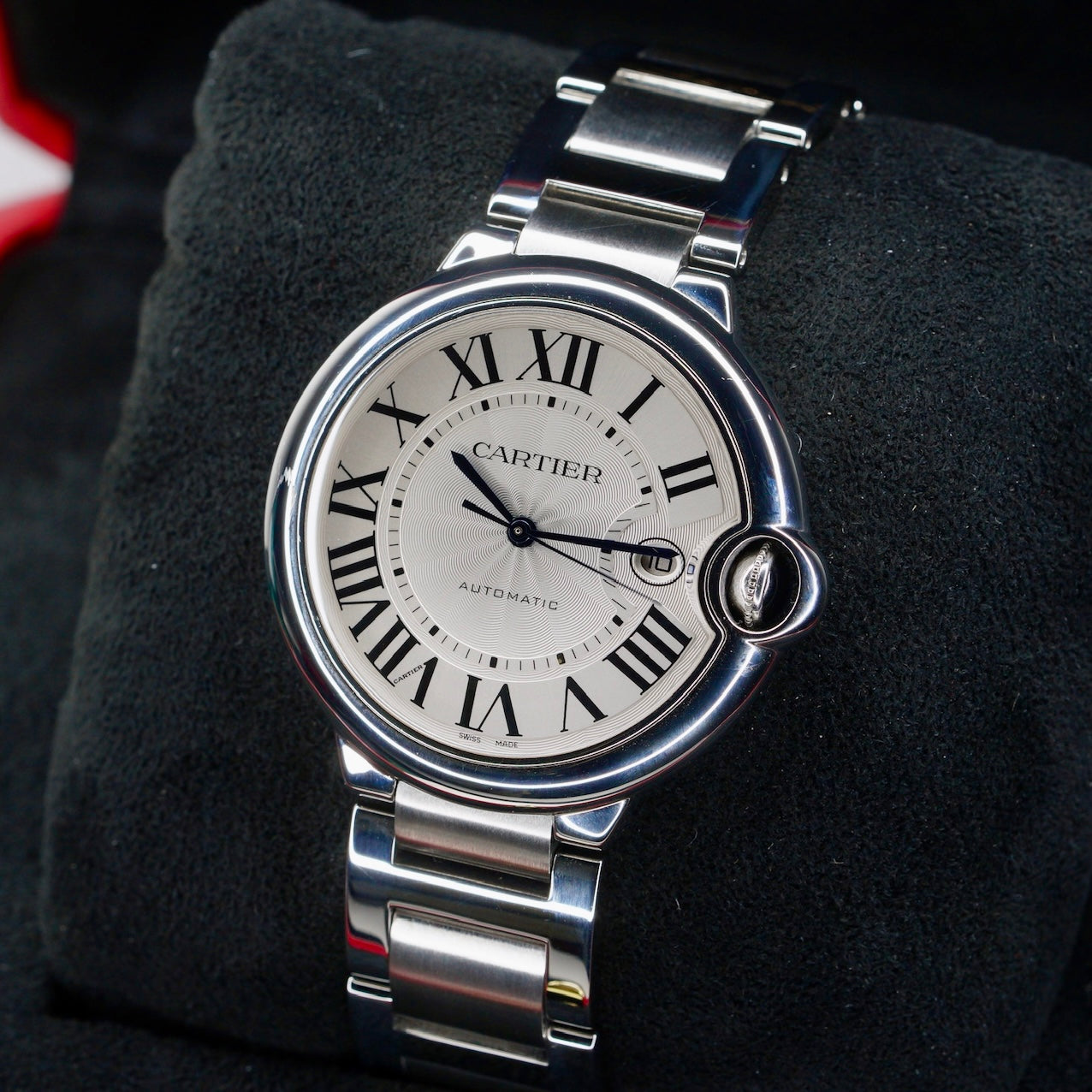 Cartier Ballon Bleu 3001 White Dial Stainless Steel 42mm