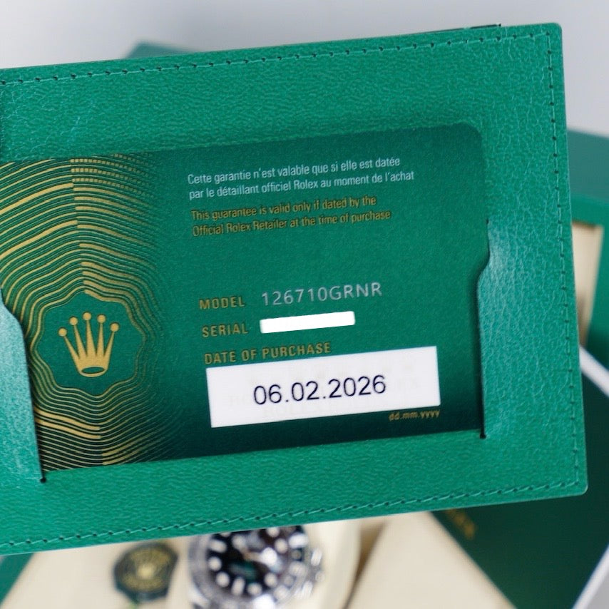 Rolex NEW 2026 GMT-Master II “BRUCE WAYNE” Black Dial Grey & Black Bezel Stainless Steel Jubilee 40mm