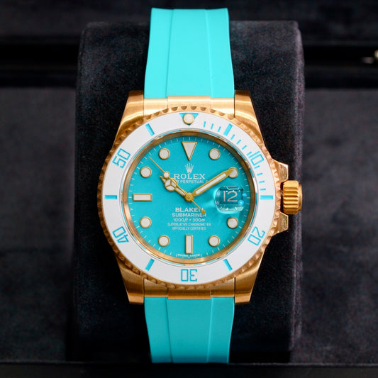 Rolex NEW 2025 Submariner Date “BLAKEN” Tiffany Dial & Strap Bronze Case Edition 1/1 40mm