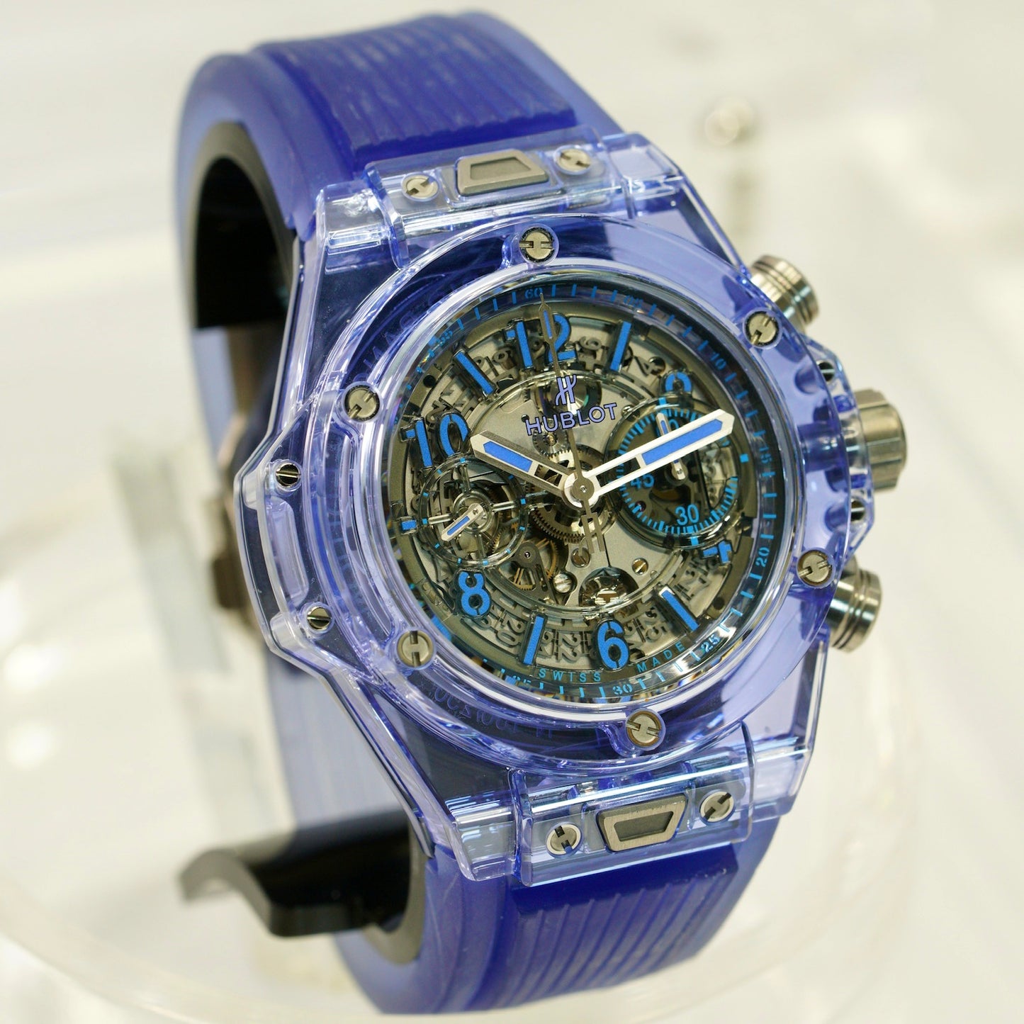 Hublot Big Bang Unico 411.JL.4809.RT “ALL BLUE SAPPHIRE” Limited Edition 250 Pieces