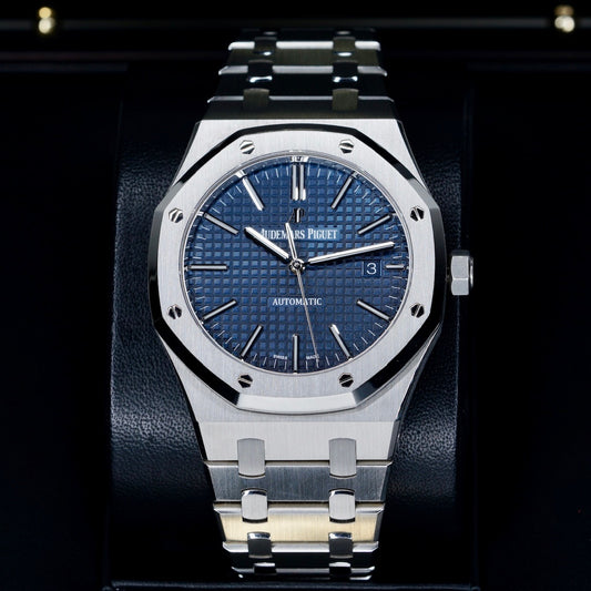 Audemars Piguet Royal Oak 15400ST.OO.1220ST.03 “BLUE OAK” Blue Dial Stainless Steel Selfwinding 41mm