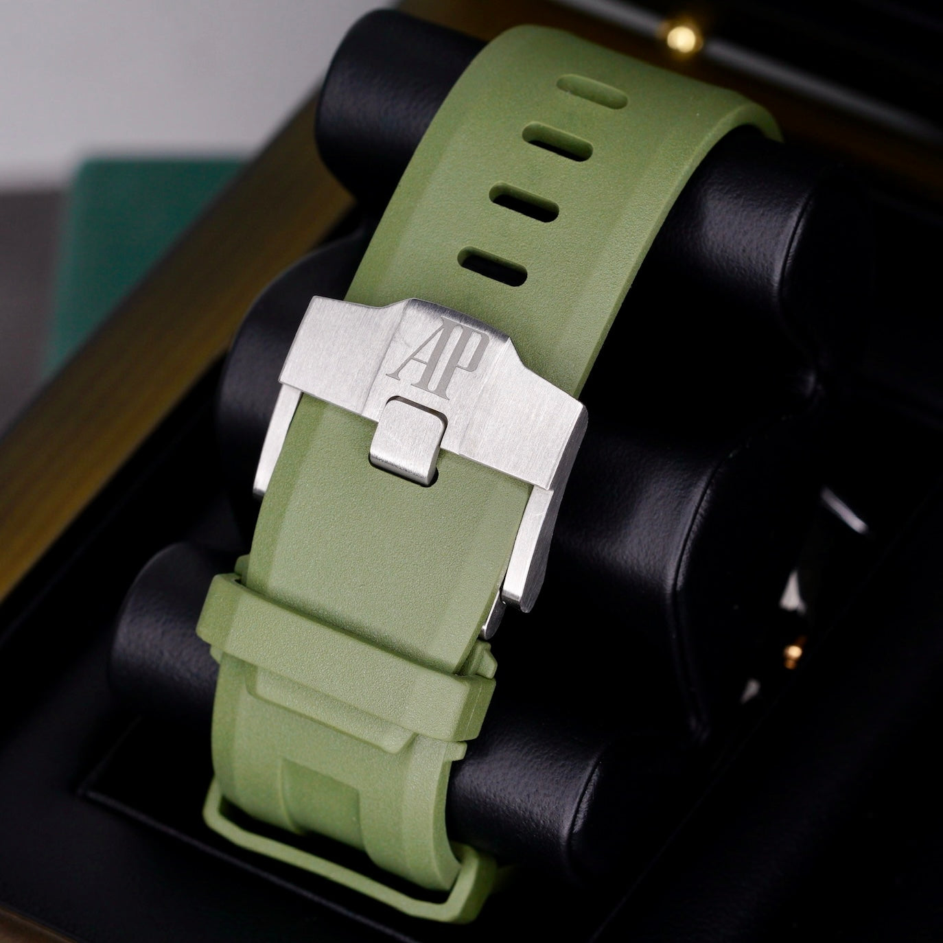 Audemars Piguet NEW Royal Oak Offshore Diver 15720ST.OO.A052CA.01 “KHAKI” Green Dial Stainless Steel 42mm