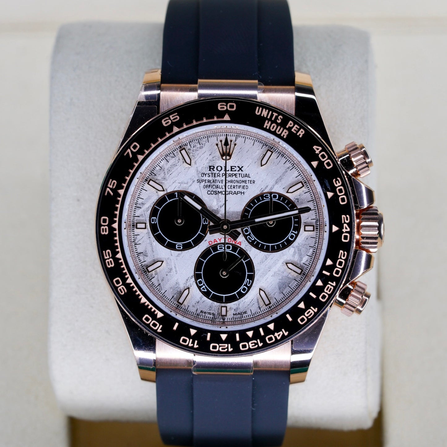Rolex NEW 2026 Daytona 126515LN “METEORITE” Meteorite Dial Rose Gold Oysterflex 40mm
