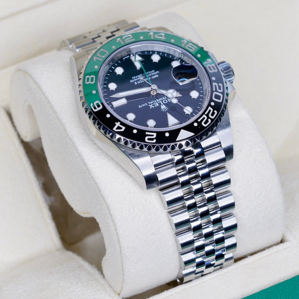 Rolex GMT-Master II 126720VTNR “SPRITE” Black Dial Green & Black Bezel Stainless Steel Jubilee 40mm 2024