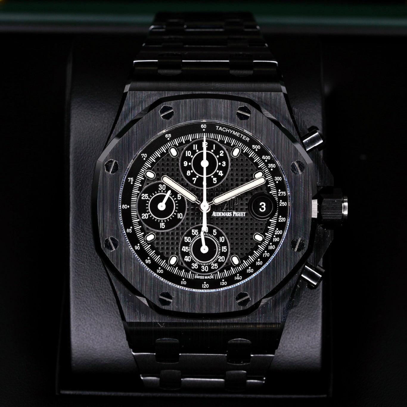 Audemars Piguet Royal Oak Offshore 26238CE.OO.1300CE.01 “BEAST CERAMIC” Black Dial Black Ceramic Chronograph 42mm