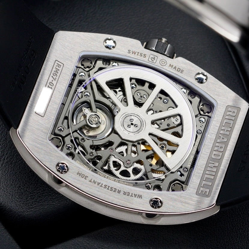 Richard Mille NEW 2023 RM67-01 TI “EXTRA FLAT” Skeleton Dial Titanium