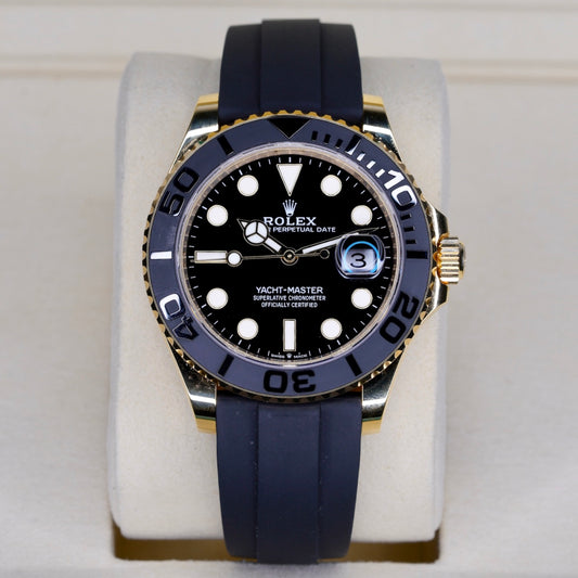 Rolex Yacht-Master 226658 Black Dial Yellow Gold Oysterflex 40mm 2025
