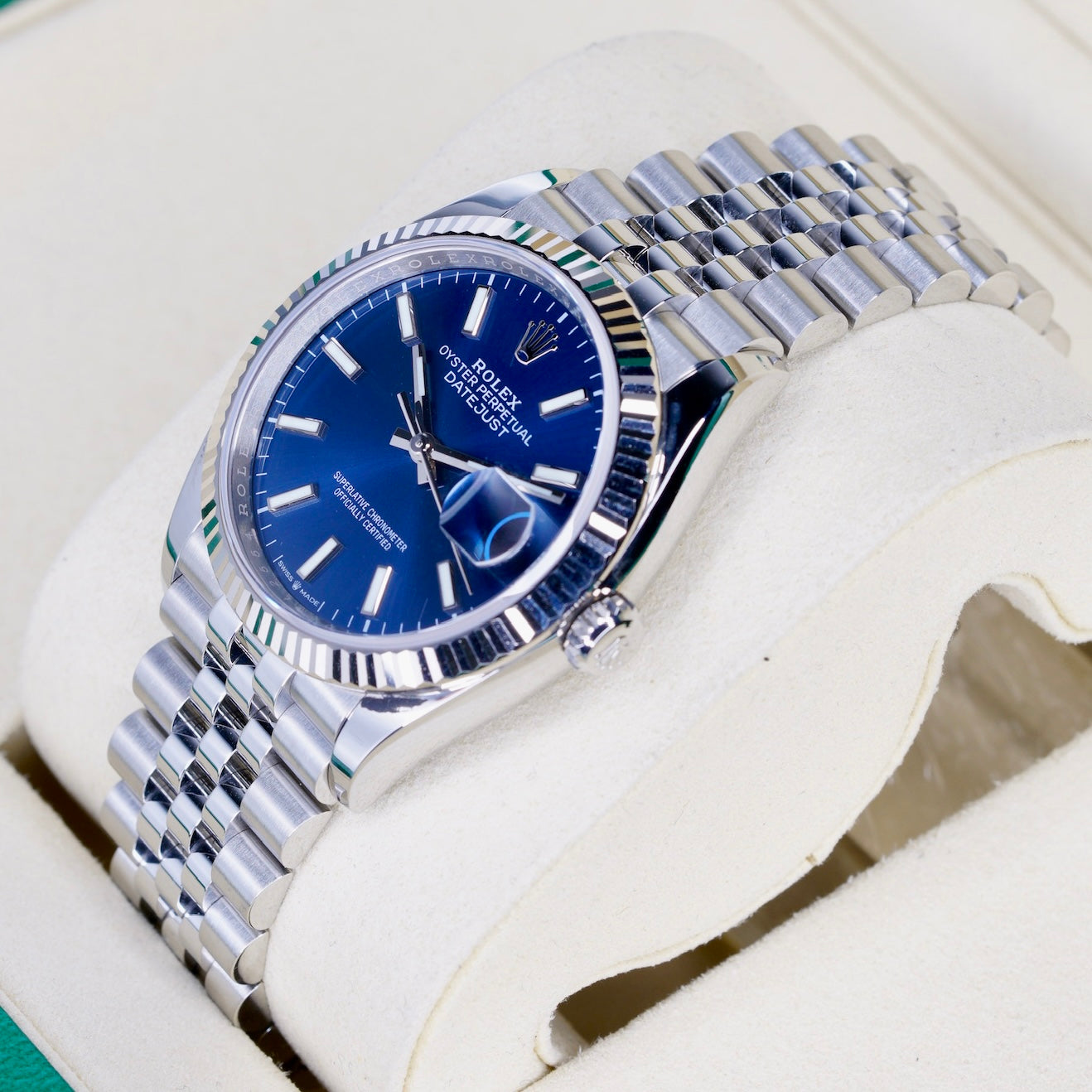 Rolex Datejust 126234 Blue Stick Dial Stainless Steel 36mm 2022