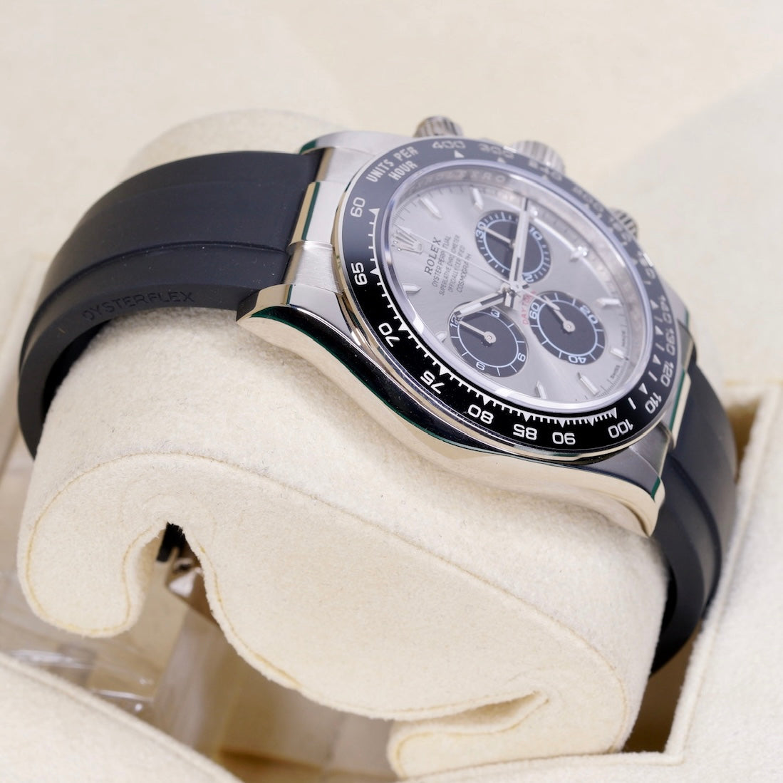 Rolex Daytona 126519LN-0006 “GHOST” Grey Dial White Gold Oysterflex 40mm