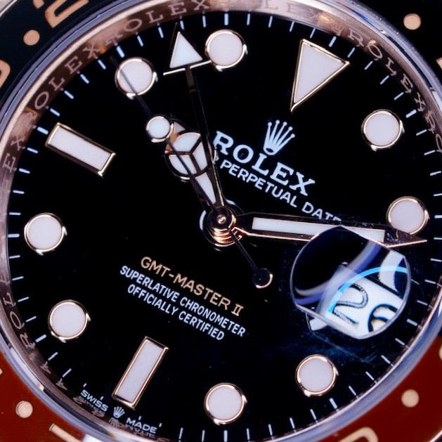 Rolex GMT-Master II 126715CHNR “ROOTBEER” Black Dial Rose Gold 40mm 2023