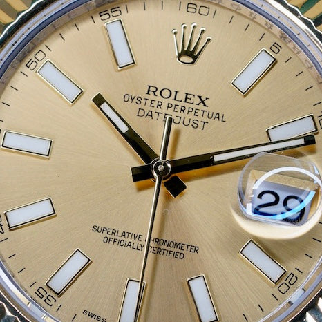 Rolex Datejust II 116333 “CHAMPAGNE” Champagne Dial Two-Tone Yellow Gold & Steel 41mm 2016
