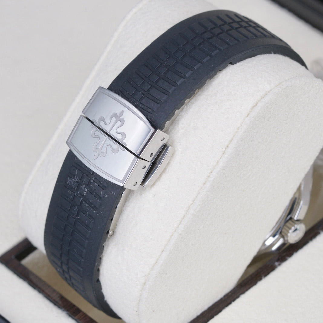 Patek Philippe Aquanaut 5167/1A-001 Black Dial Stainless Steel Bracelet & Tropical Strap 40mm 2011