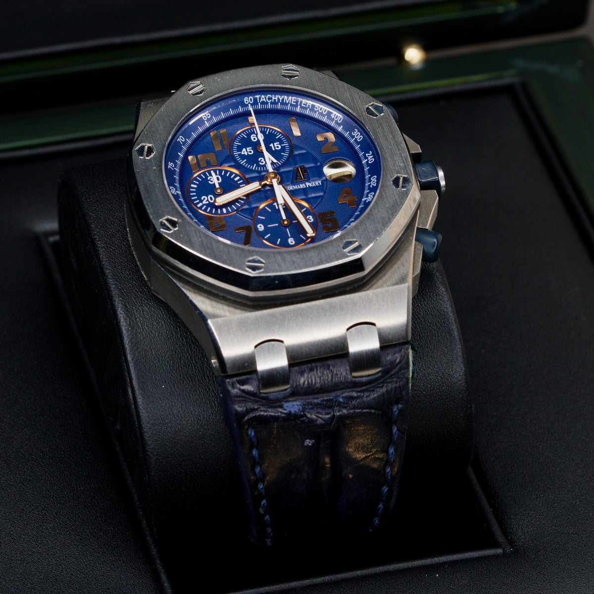 Audemars Piguet Royal Oak Offshore 26365IS.OO.D305CR.01 “PRIDE OF ARGENTINA” Blue Dial Titanium Leather Strap