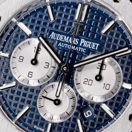 Audemars Piguet Royal Oak 26331ST.OO.1220ST.01 “BLUE OAK CHRONO” Blue Dial Stainless Steel Chronograph 41mm
