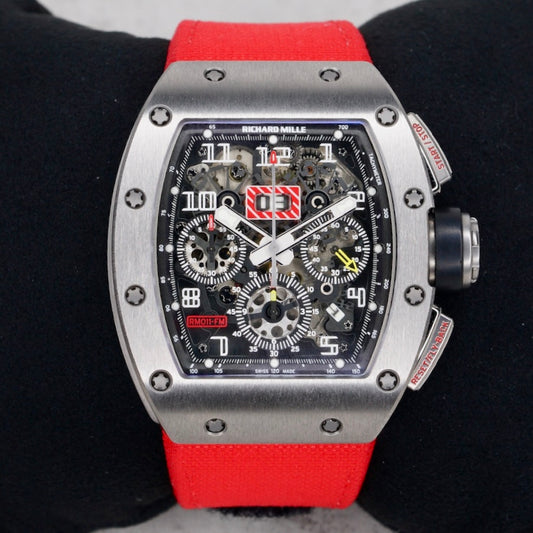 Richard Mille RM011 “FELIPE MASSA” Skeleton Dial Titanium Flyback Chronograph 2012