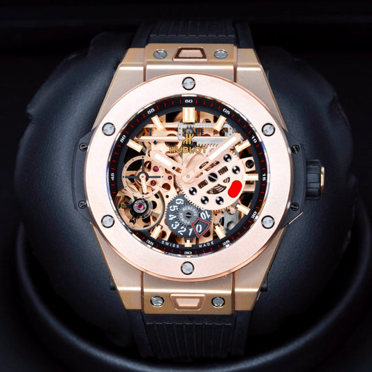 Hublot Big Bang Meca-10 414.OI.1123.RX King Gold Skeleton Dial 45mm