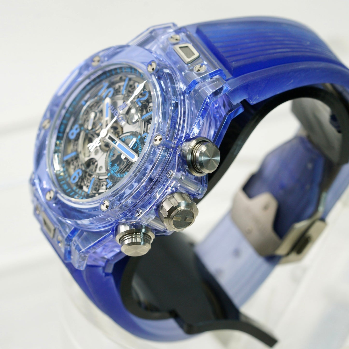 Hublot Big Bang Unico 411.JL.4809.RT “ALL BLUE SAPPHIRE” Limited Edition 250 Pieces