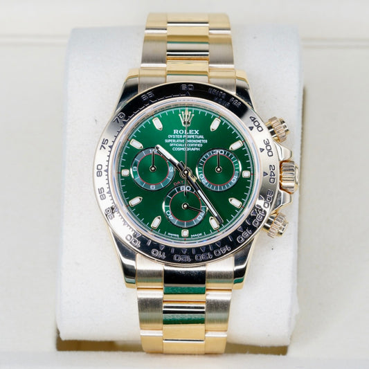 Rolex Daytona 116508 “JOHN MAYER” Green Dial Yellow Gold 40mm 2017