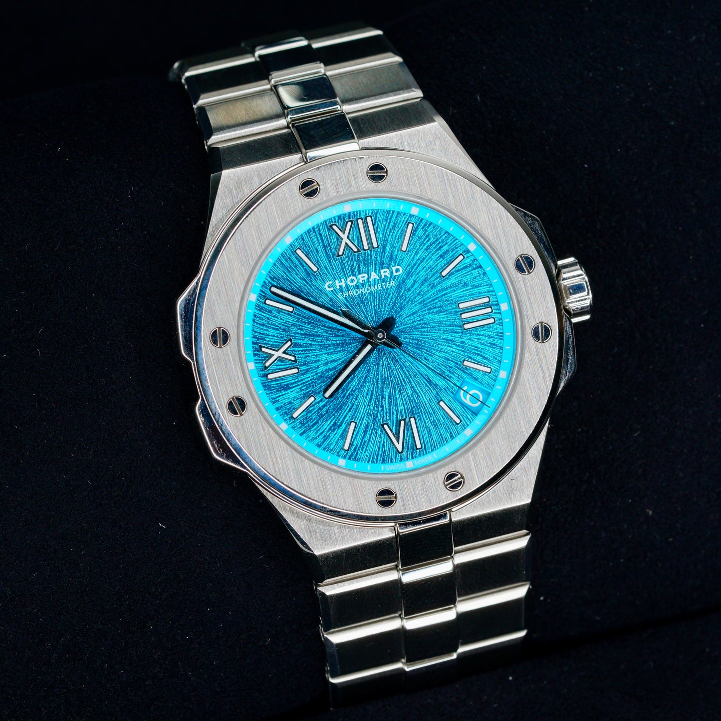 Chopard Alpine Eagle 298600-3016 “MARITIME BLUE” Turquoise Dial Stainless Steel 40mm