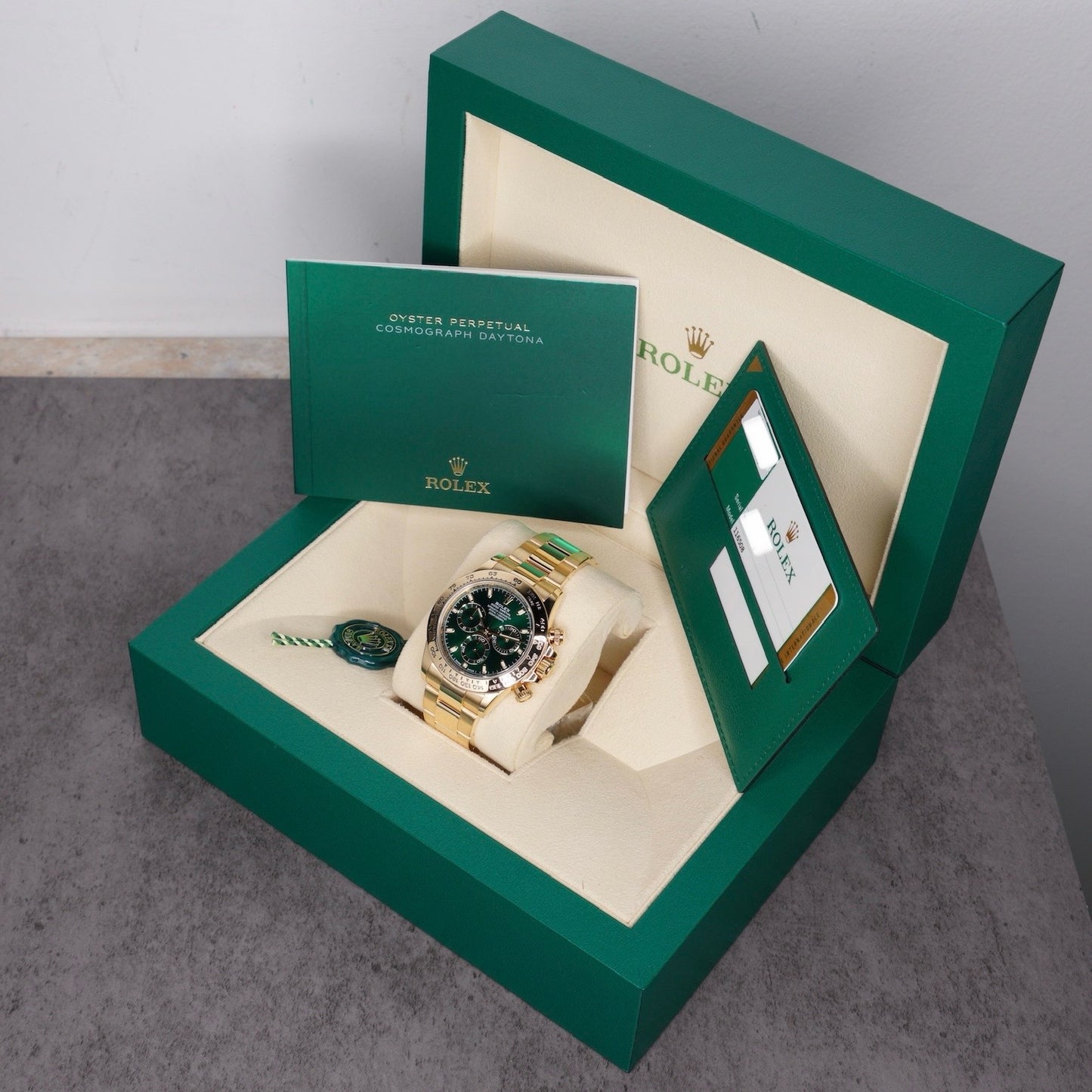 Rolex Daytona 116508 “JOHN MAYER” Green Dial Yellow Gold 40mm 2017