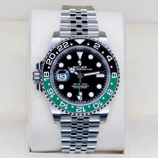 Rolex GMT-Master II 126720VTNR “SPRITE” Black Dial Green & Black Bezel Stainless Steel Jubilee 40mm 2024