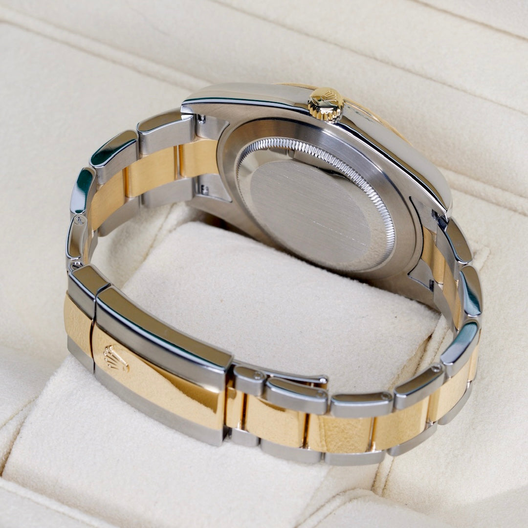 Rolex Datejust II 116333 Champagne Stick Dial Two-Tone Steel & Gold Oyster 41mm