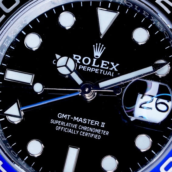 Rolex GMT-Master II 126710BLNR “BATGIRL” Black Dial Blue & Black Bezel Stainless Steel Jubilee 40mm 2022
