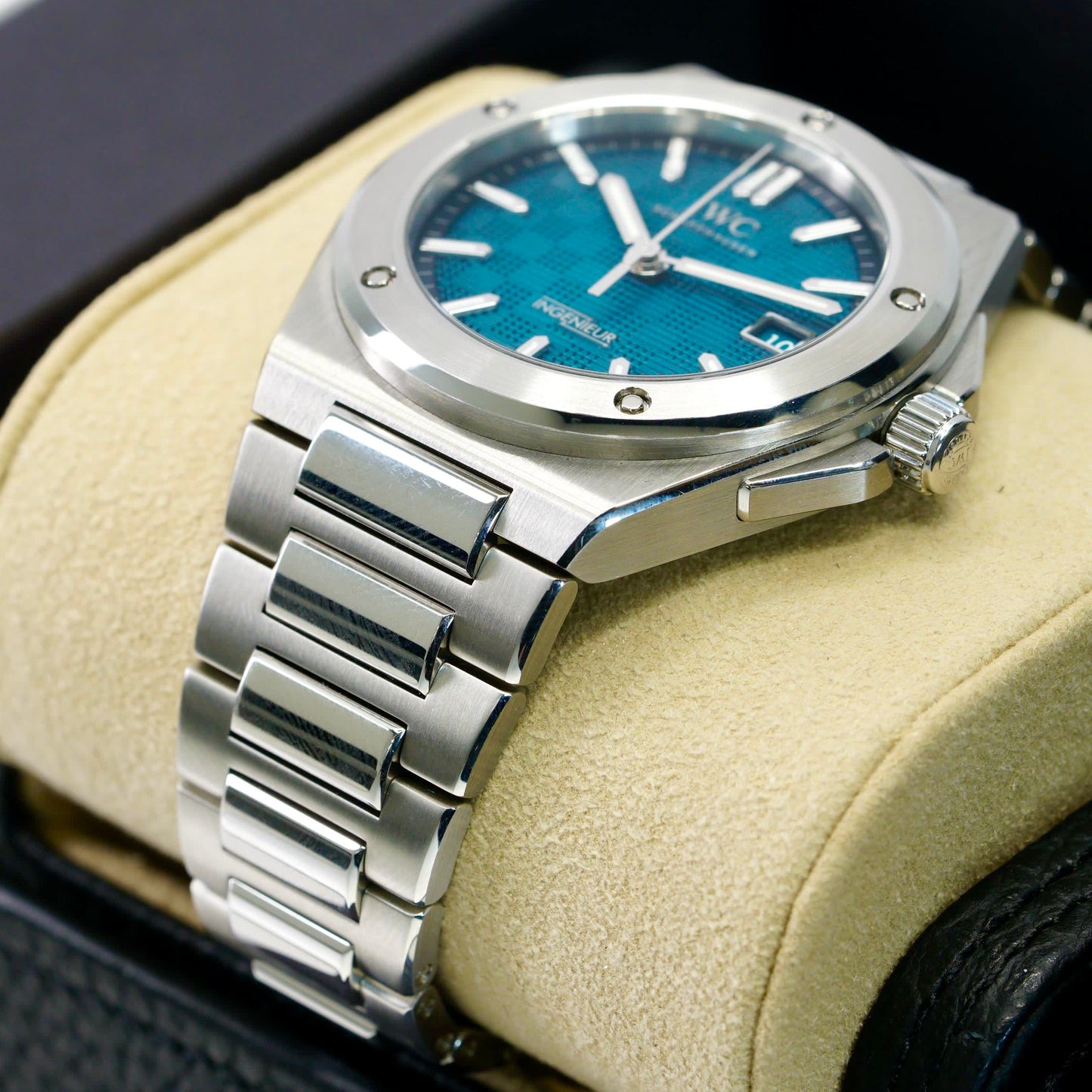 IWC Ingenieur IW328903 Aqua Green Dial Stainless Steel 40mm