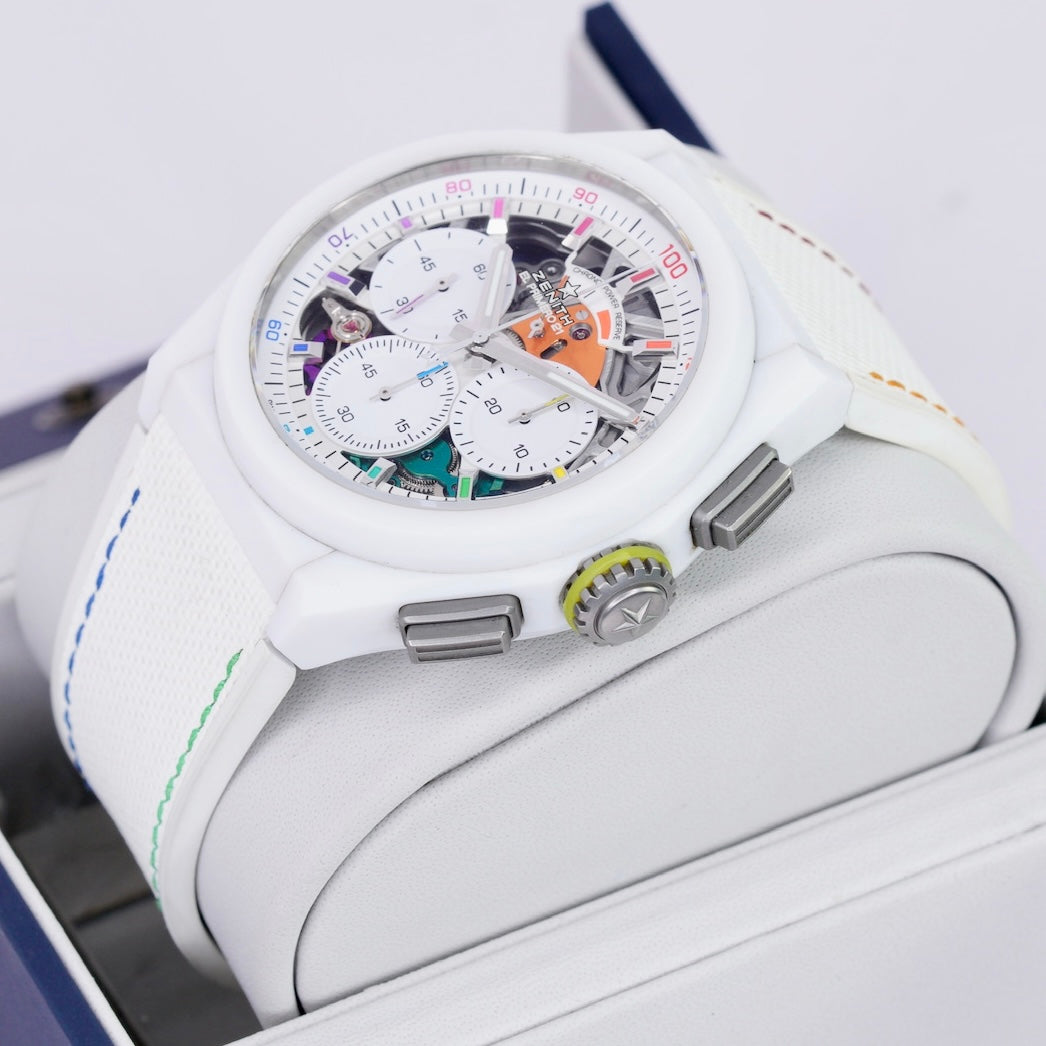 Zenith Defy El Primero 21 49.9010.9004/01.R947 “CHROMA” Skeleton White Ceramic 44mm 2022