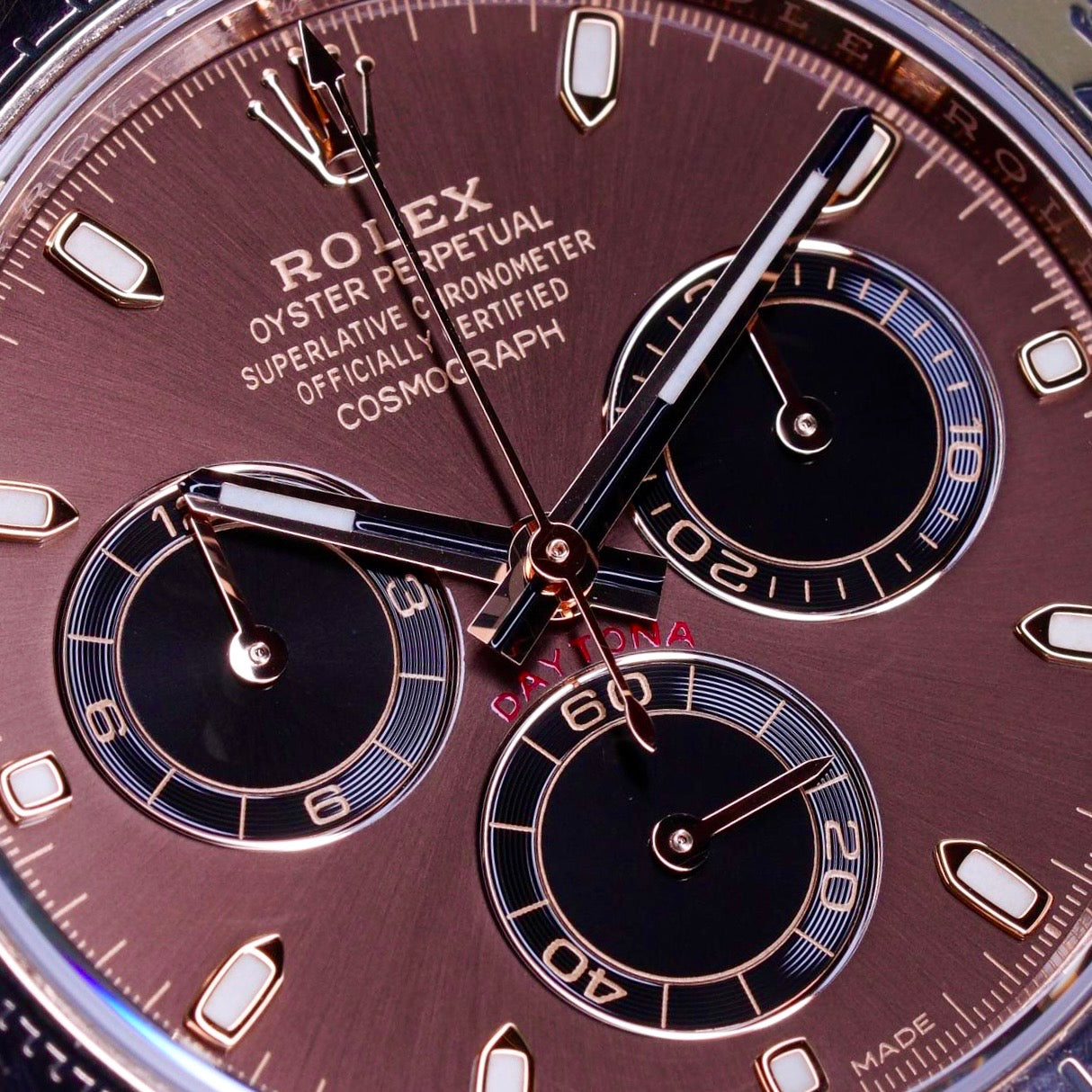 Rolex Daytona 116505 “CHOCOLATE” Brown Dial Black Subdials Rose Gold 40mm 2022