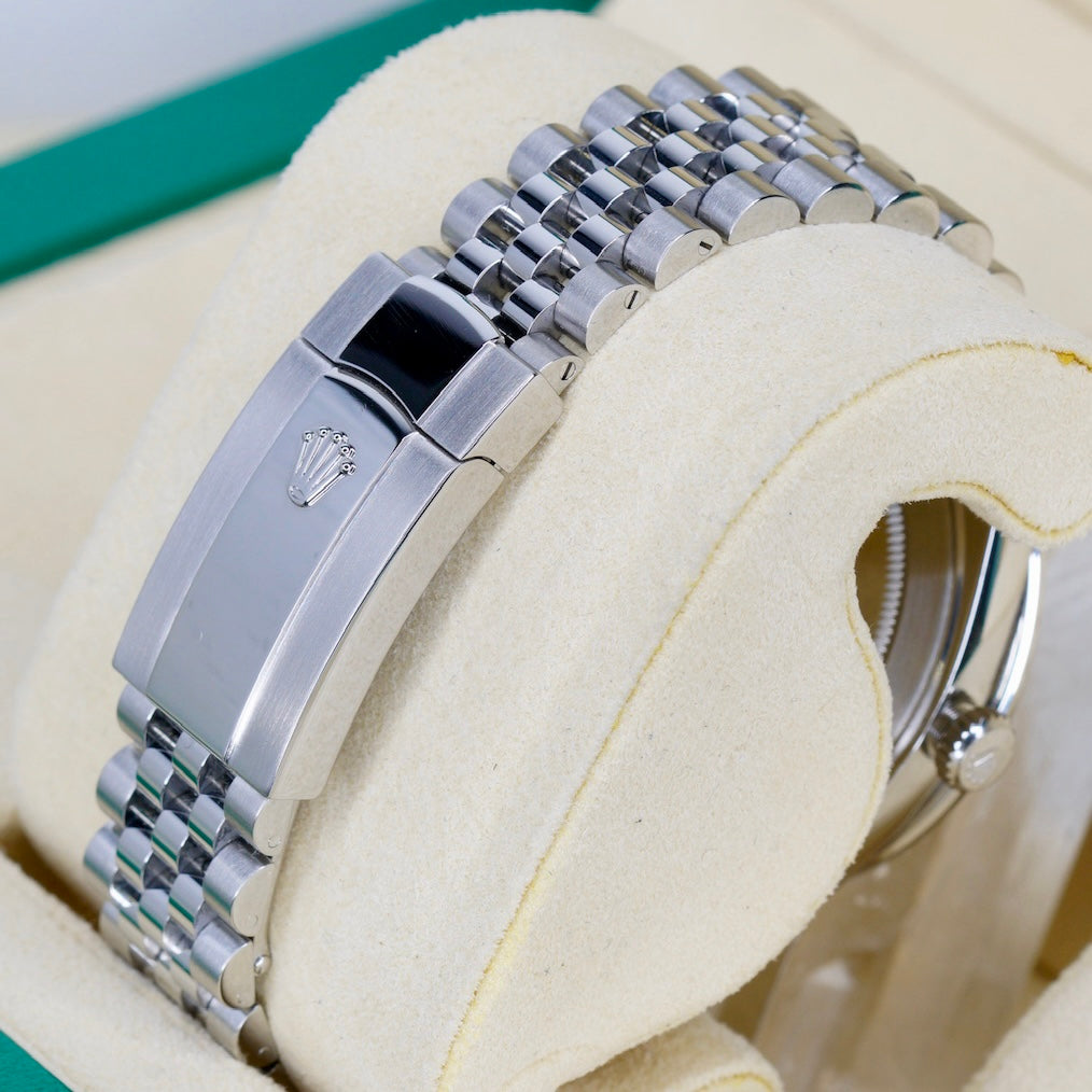 Rolex Datejust 126300 “AM ARABIC RAINBOW” Aftermarket Diamond Arabic Dial Aftermarket Rainbow Bezel Stainless Steel Jubilee 41mm