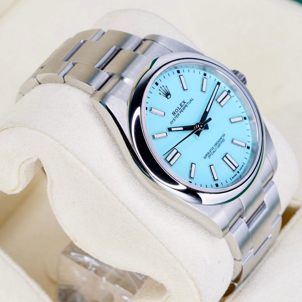 Rolex Oyster Perpetual 124300 “TURQUOISE” Turquoise Dial Stainless Steel 41mm